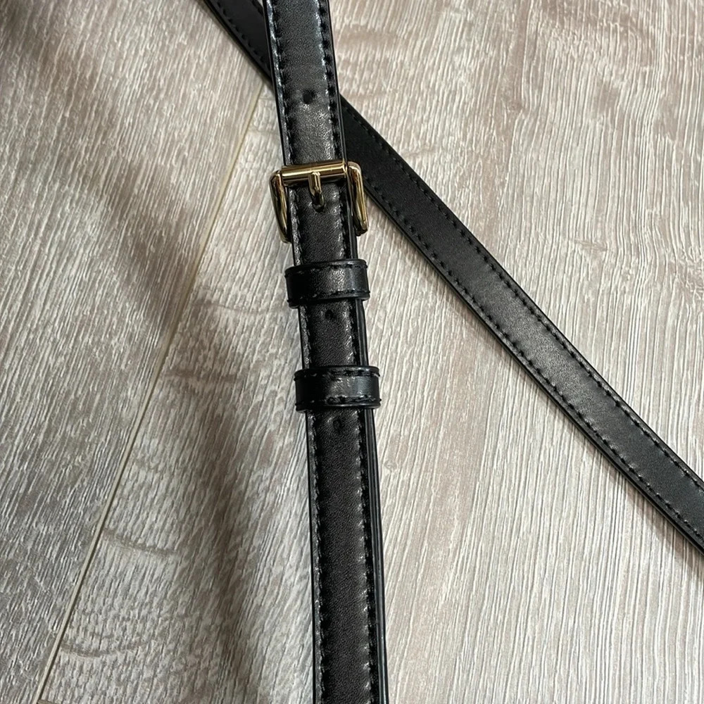 NWOT Michael Kors Bedford Convertible Flap Crossbody Shoulder Bag Black Leather - Picture 16 of 16
